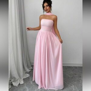 Pink Strapless Special Occasion Gown NEW 🏷️